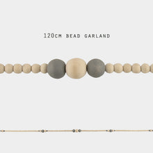 Load image into Gallery viewer, East of India Wood and Beads Garland/Bunting 200cm