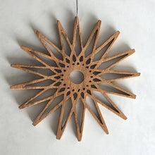 Load image into Gallery viewer, Large Wooden Cut out Hanging Star Decoration