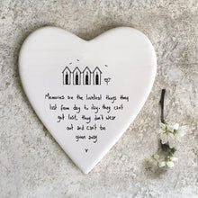 Load image into Gallery viewer, East of India Porcelain Coaster ‘Memories&#39;