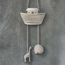 Load image into Gallery viewer, Noahs Ark Wooden Hanging Nursery Mobile