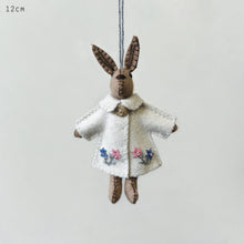 Load image into Gallery viewer, East of India Little Felt Rabbit Cream Jacket