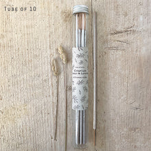 Load image into Gallery viewer, East of India Incense Sticks Set of 10 in Glass Tube