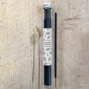 East of India Incense Sticks Set of 10 in Glass Tube