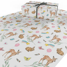 Load image into Gallery viewer, Childrens Baby Fawn Christening  • ECO Friendly Uk Made Wrapping Paper