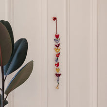 Load image into Gallery viewer, Fairtrade Recycled Fabric Hanging Tota Birds with Bell