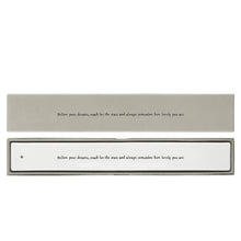 Load image into Gallery viewer, East of India Porcelain Incense Holder &#39;Follow your dreams ...&#39; Gift Boxed