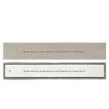Load image into Gallery viewer, East of India Porcelain Incense Holder &#39;No matter where you go .....&#39; Gift Boxed