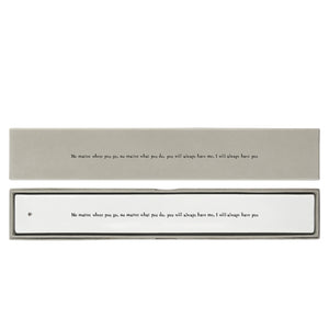 East of India Porcelain Incense Holder 'No matter where you go .....' Gift Boxed
