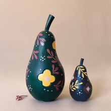 Load image into Gallery viewer, East of India Wooden Folkart Painted Pear Apple