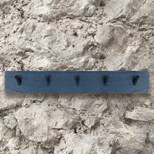 Load image into Gallery viewer, Blue Wooden Peg Hooks