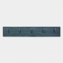 Load image into Gallery viewer, Blue Wooden Peg Hooks