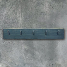 Load image into Gallery viewer, Blue Wooden Peg Hooks