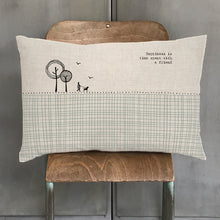 Load image into Gallery viewer, Happiness is time spent with a friend - Rectangle Cushion East of India