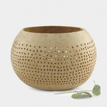 Load image into Gallery viewer, Cream Coconut Bowl - Spot Pattern Sustainable and Eco Friendly