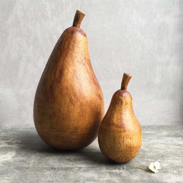 East of India Decorative Wooden Apple and Pears