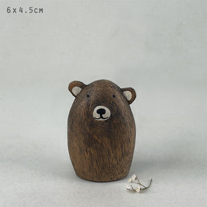 East of India Wooden Standing Bear