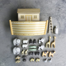 Load image into Gallery viewer, East of India Large Wooden Noah&#39;s Ark Keepsake Gift Set