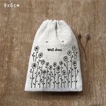 Load image into Gallery viewer, East of India Tiny Fabric Gift Bag - Well Done