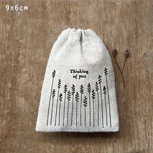 Load image into Gallery viewer, East of India  &#39;Thinking of You&#39; Small Drawstring Bag