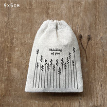 Load image into Gallery viewer, East of India Tiny Fabric Gift Bag - Thinking of you