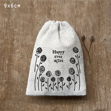 Load image into Gallery viewer, East of India Tiny Fabric Gift Bag - Happy Ever after