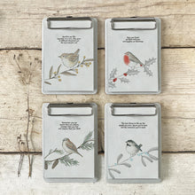 Load image into Gallery viewer, East of India Mini Wren Notepad Clip Board &#39;Remember you ae braver than you believe ....&#39;