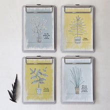 Load image into Gallery viewer, East of India Mini Notepad Clip Board &#39;Fill your life with adventures memories and friends&#39;