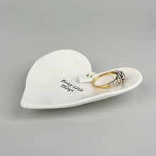 Load image into Gallery viewer, East of India White Porcelain Trinket Dish &#39;Pretty little things.&#39; in Gift Box
