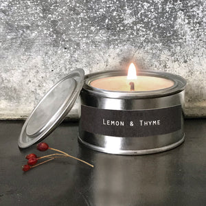 East of India Porcelain Candle Holder including Candle - Distance can never separate hearts ......