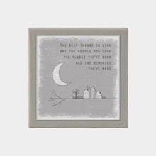 Load image into Gallery viewer, East of India Gift Boxed Candle &#39;The best things in life are the people you love, the places you&#39;ve been and the memories you&#39;ve made&#39;&#39;