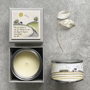 East of India Gift Boxed Candle 'May your troubles be less ....