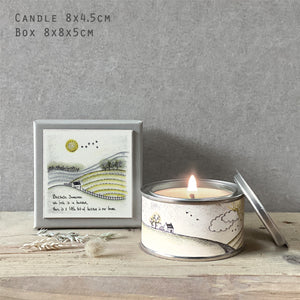 East of India Gift Boxed Candle 'Because someone we love is in heaven ....
