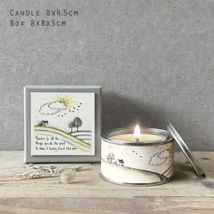 East of India Gift Boxed Candle 'Thanks for all the things you do ...