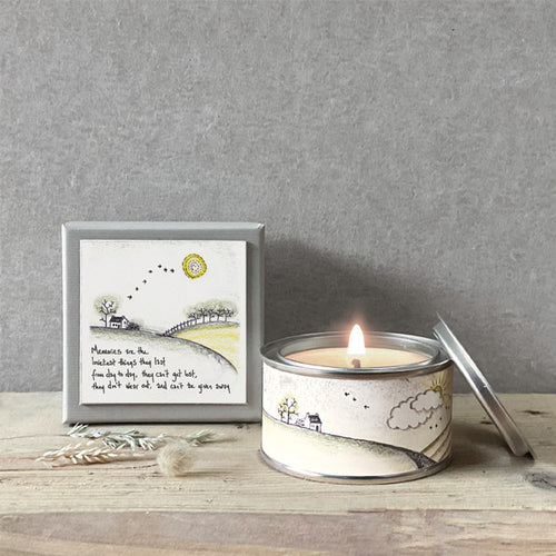 East of India Gift Boxed Candle 'Memories are the loveliest things ...