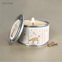 Load image into Gallery viewer, East of India Sentiment Tin Candle - &#39;Love you to the moon and back&#39;
