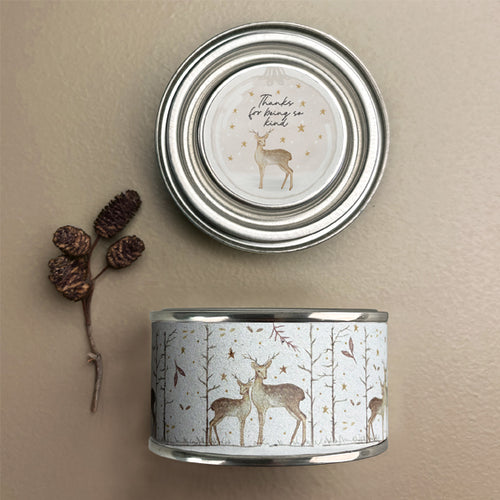 East of India Sentiment Tin Candle - 'Thanks for being so kind'