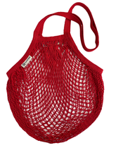 Load image into Gallery viewer, Organic Long Handled String Bag/ Market Bags/ Eco Bags