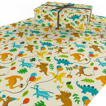 Load image into Gallery viewer, Childrens Dinosaur Party  • ECO Friendly  • UK Made Wrapping Paper