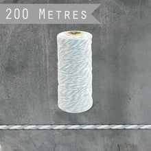 Load image into Gallery viewer, Cotton Bakers Twine 200m Blue