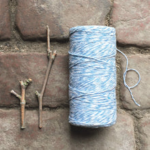 Load image into Gallery viewer, Cotton Bakers Twine 200m Blue