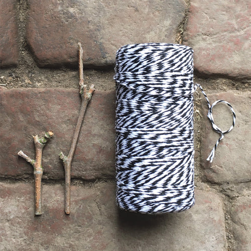 Cotton Bakers Twine 200m Black