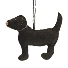 Load image into Gallery viewer, East of India cute Hanging Felt Dog Labrador/Terrier