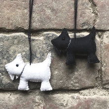 Load image into Gallery viewer, East of India cute Hanging Felt Dog Labrador/Terrier