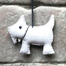 Load image into Gallery viewer, East of India cute Hanging Felt Dog Labrador/Terrier