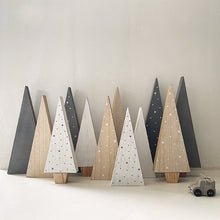 Load image into Gallery viewer, Wooden Contemporary Standing Christmas Tree