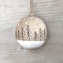 Load image into Gallery viewer, East of India Wood Scandi Christmas Bauble