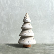 Load image into Gallery viewer, East of India Wooden Hanging/Standing Christmas Tree Decorations