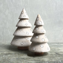Load image into Gallery viewer, East of India Wooden Hanging/Standing Christmas Tree Decorations
