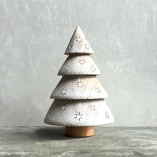 Load image into Gallery viewer, East of India Wooden Hanging/Standing Christmas Tree Decorations