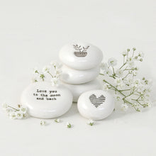 Load image into Gallery viewer, East of India Porcelain Pebble - Special Mum